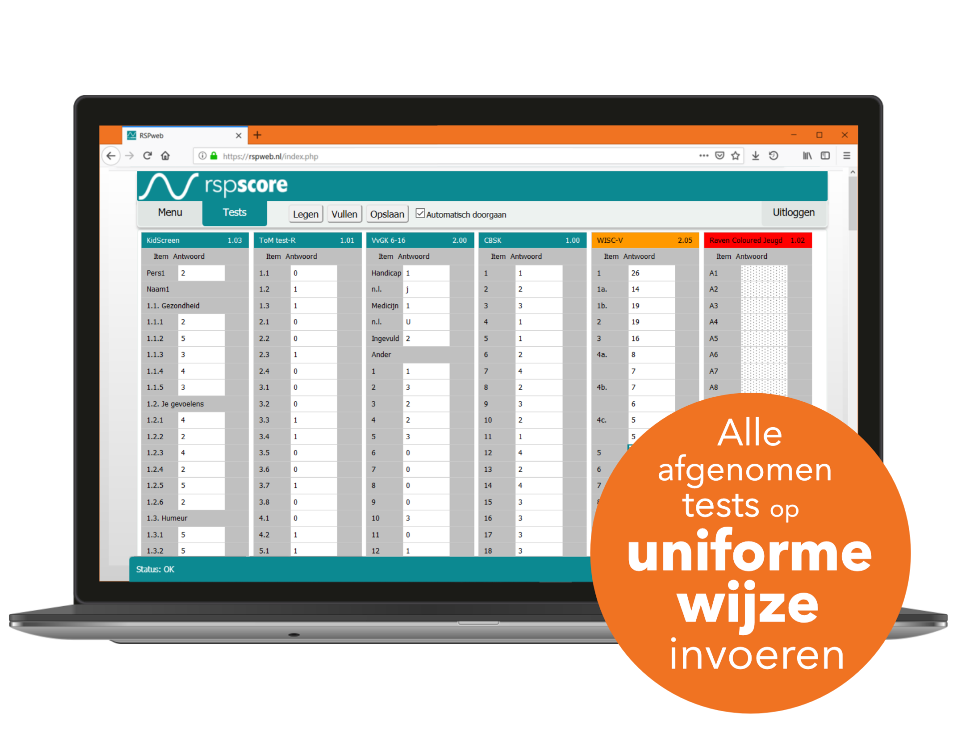 Gemakkelijk digitaal scoren Gemakkelijk digitaal scoren